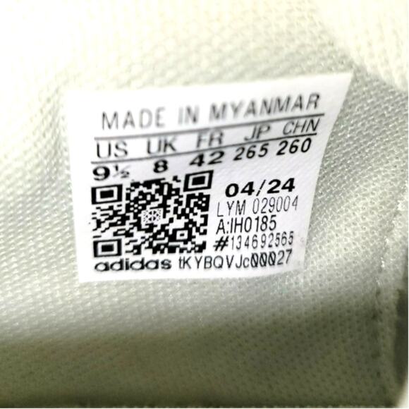 Mint Green ADIDAS Femme Hoops 3.0 Women's sz 9.5 - Picture 5 of 9